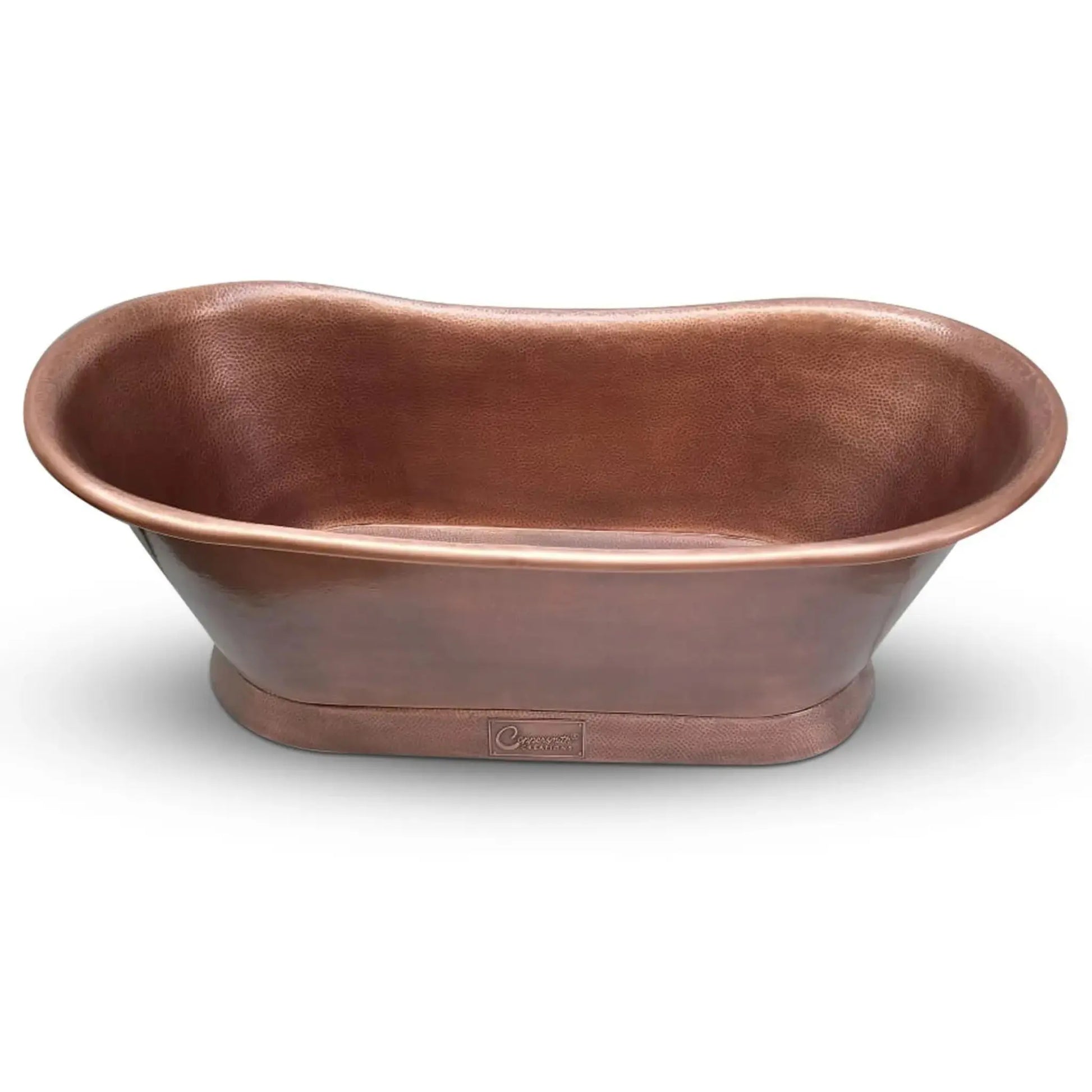 Coppersmith Creations, Antique Hammered Copper Bathtub, 1900 x 920mm - Beyond Bathing 